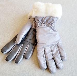 UGG Weather Resistant Grey Tech Gloves S/M